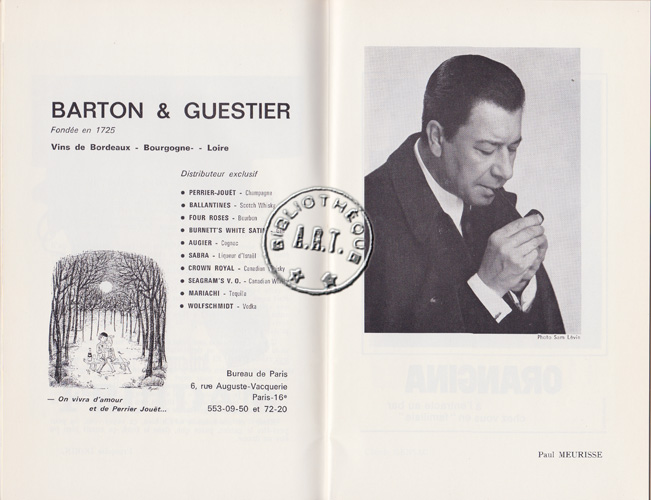 Les programmes de Théatre de l\